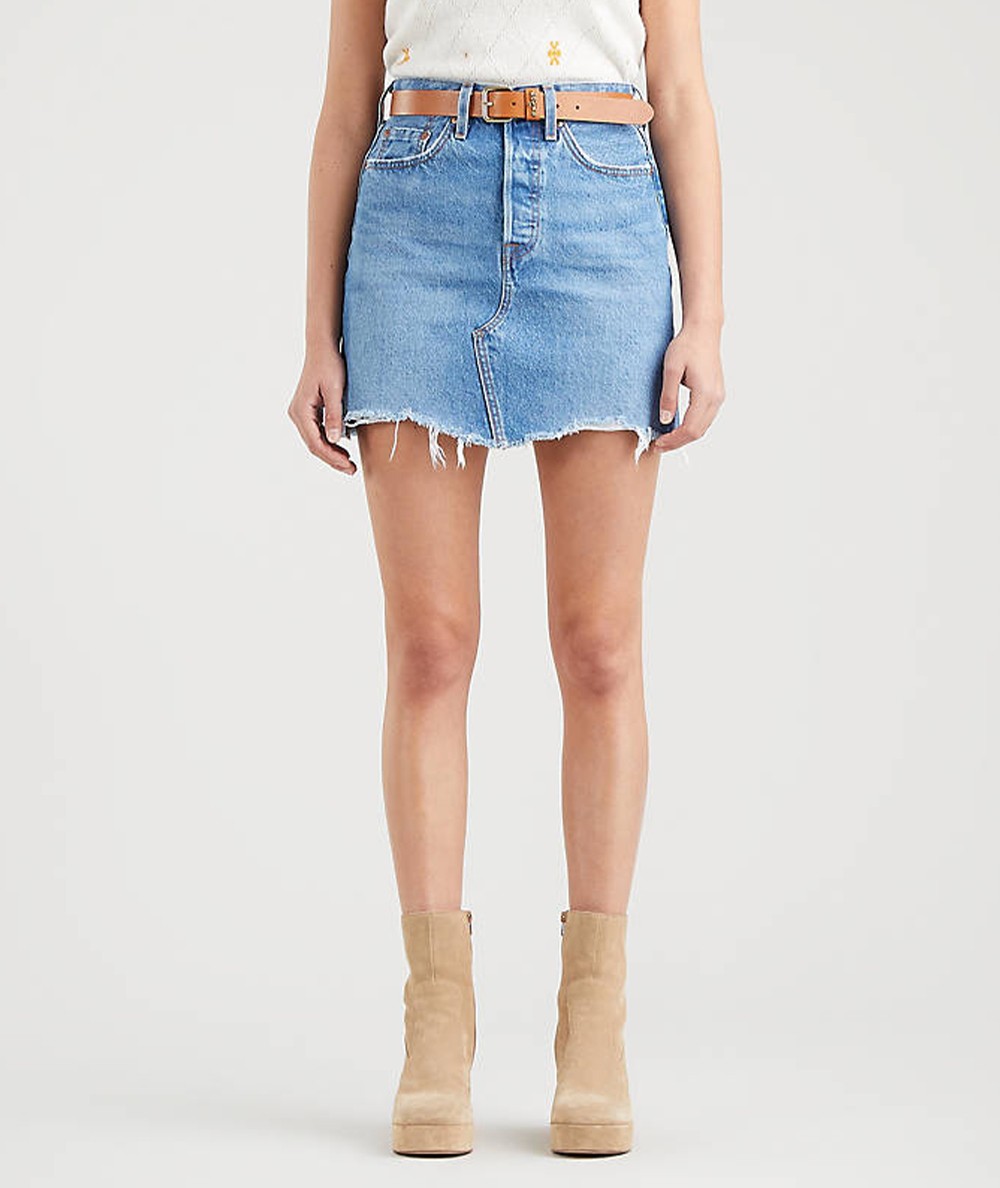 Levi's ® Gonna HIGH RISE DECONSTRUCTED ICONIC SKIRT Donna