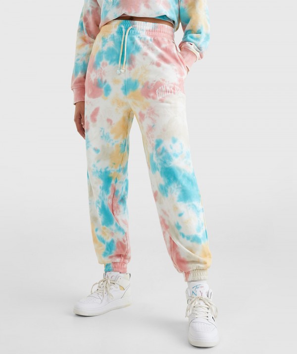 Tommy Jeans Joggers Relaxed Fit con motivo TIE-DYE Donna