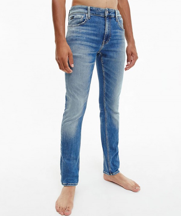 Calvin Klein Jeans Slim Fit Jeans Uomo Medium Blue Denim