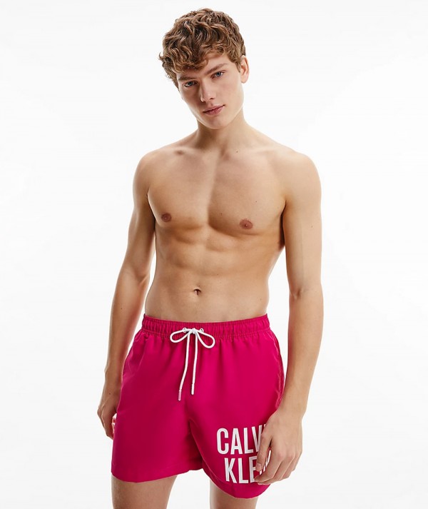 Calvin Klein Jeans Costume da bagno MEDIUM DRAWSTRING Uomo Royal Pink