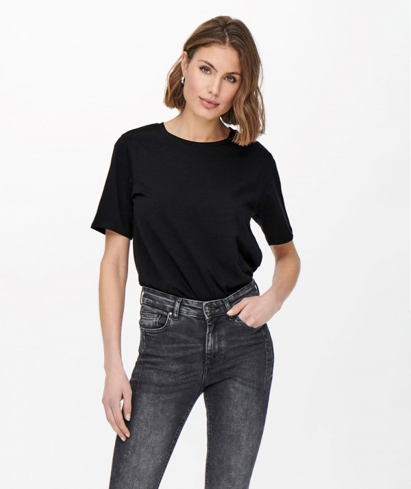 Only T-Shirt Basic ONLNEW S7S TEE NOOS Donna