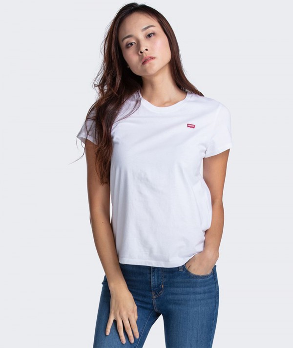 Levi's® T-Shirt Basic The Perfect Tee White -Bianco Donna
