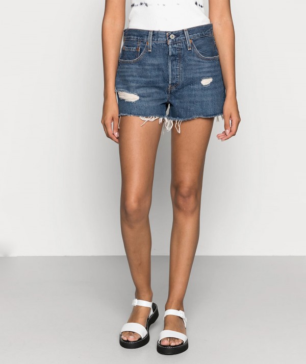 Levi's® 501 ORIGINAL Shorts di jeans Silver Lake Donna
