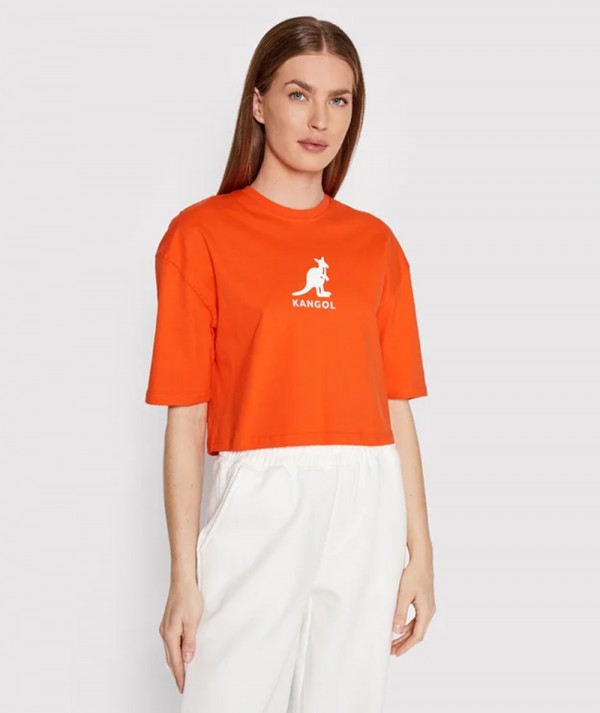 Kangol T-Shirt Crop Essential Donna