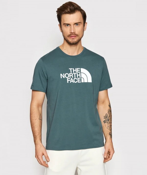 The North Face T-Shirt Easy S/S Regular Fit Goblin Blue Uomo