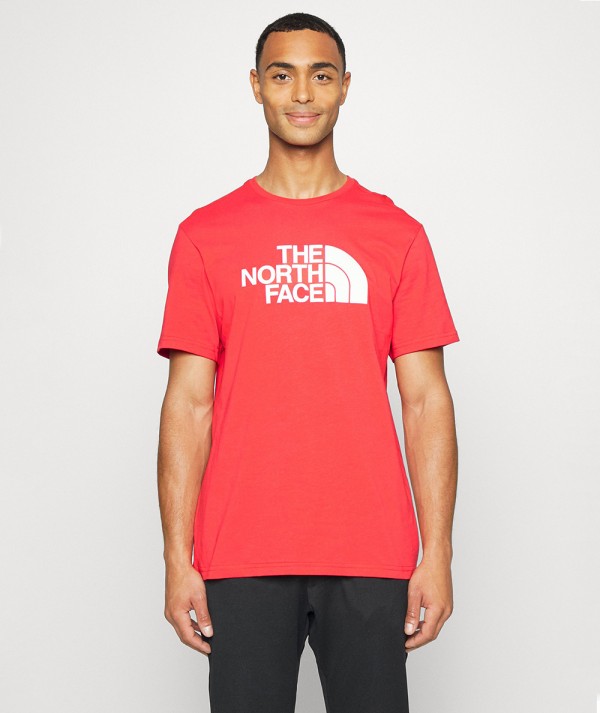 The North Face T-Shirt Easy S/S Regular Fit Horizon Red Uomo