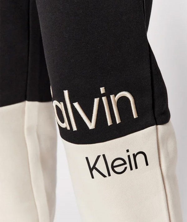 Calvin Klein Jeans Pantaloni Jogger Color Blocking Cuffed Donna