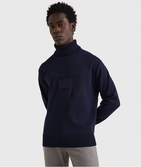 Tommy Hilfiger Dolcevita Relaxed Fit con logo ricamato Uomo