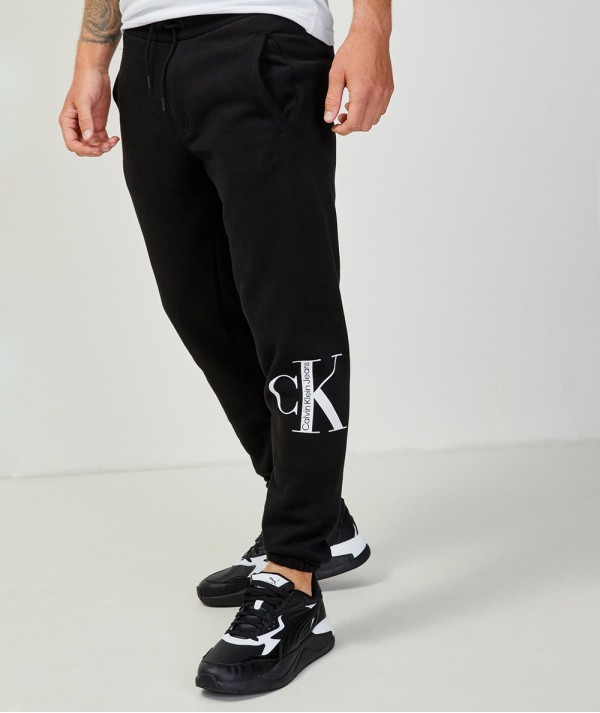Calvin Klein Jeans Pantalone Jogger Institutonial Hwk Nero Uomo