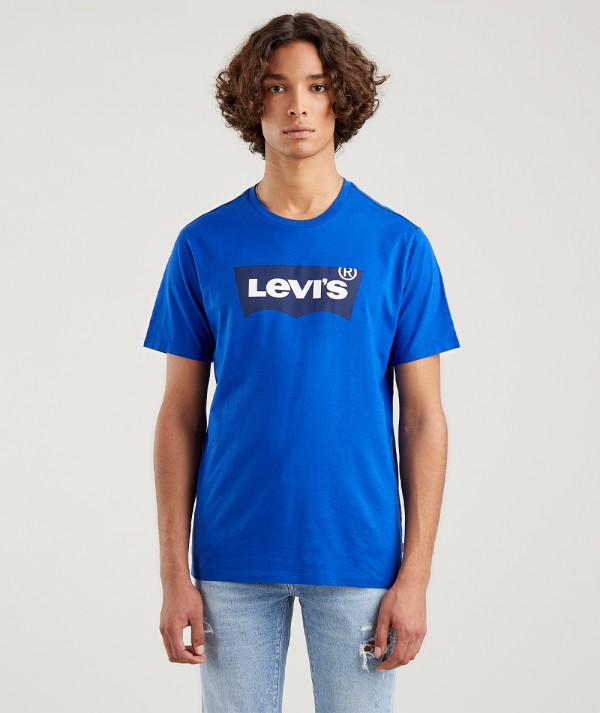 Levi's® T-Shirt Girocollo Stampata Surf Blue Uomo