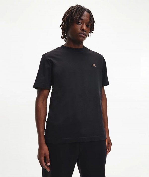 Calvin Klein Jeans T-shirt Logo Tape Black Uomo