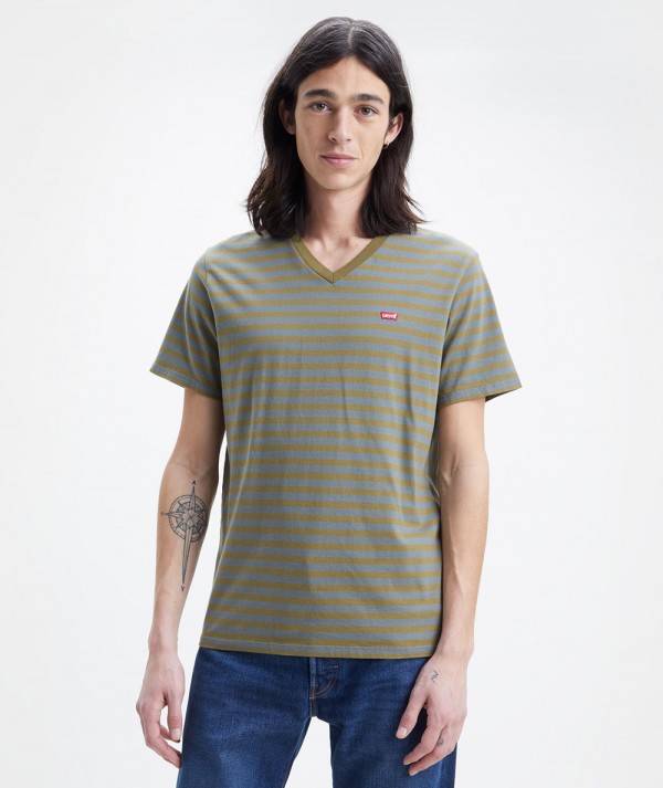 Levi's® T-Shirt Housemark original con scollo a V Uomo