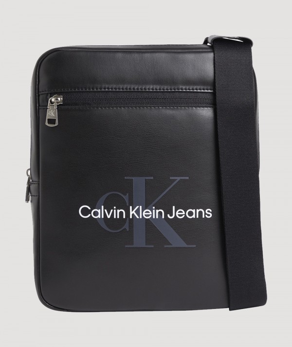 Calvin Klein Jeans Borsa a tracolla in ecopelle Nera Uomo