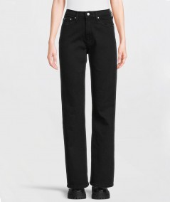 Calvin Klein Jeans Jeans Authentic Bootcut Black Denim Donna