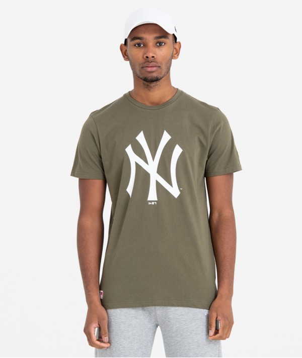 New Era T-shirt Team Logo dei New York Yankees verde Uomo