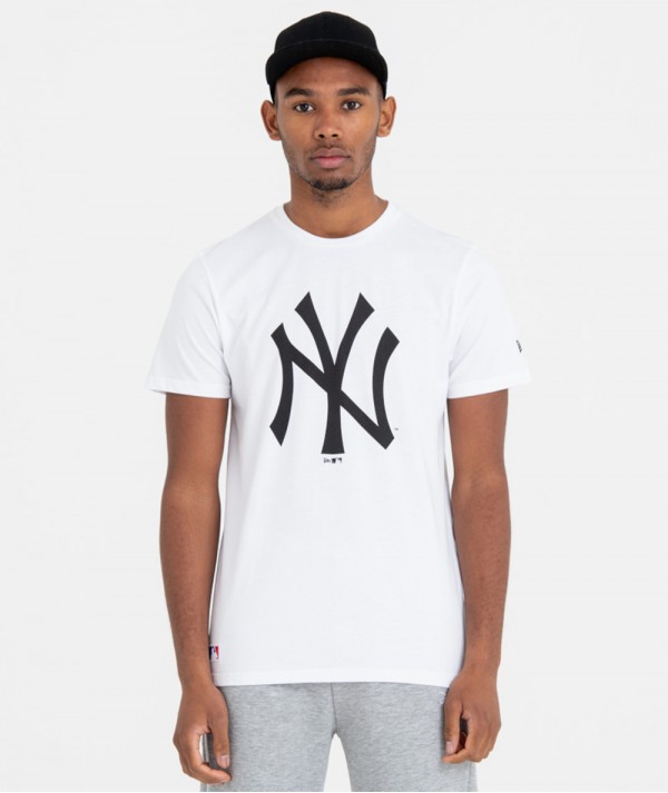 New Era T-shirt Team Logo New York Yankees bianca Uomo
