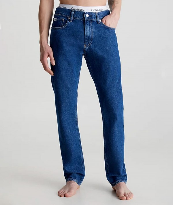 Calvin Klein Jeans Authentic Straight Jeans Denim Dark Uomo