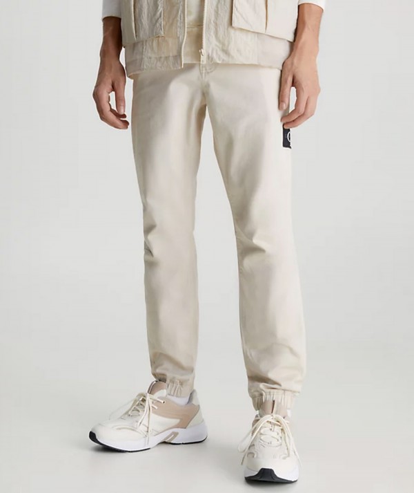 Calvin Klein Jeans Pantaloni Chino Skinny In Twill di Cotone Uomo