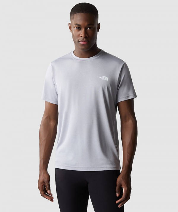 The North Face T-Shirt Reaxion Amp Light Grey Uomo
