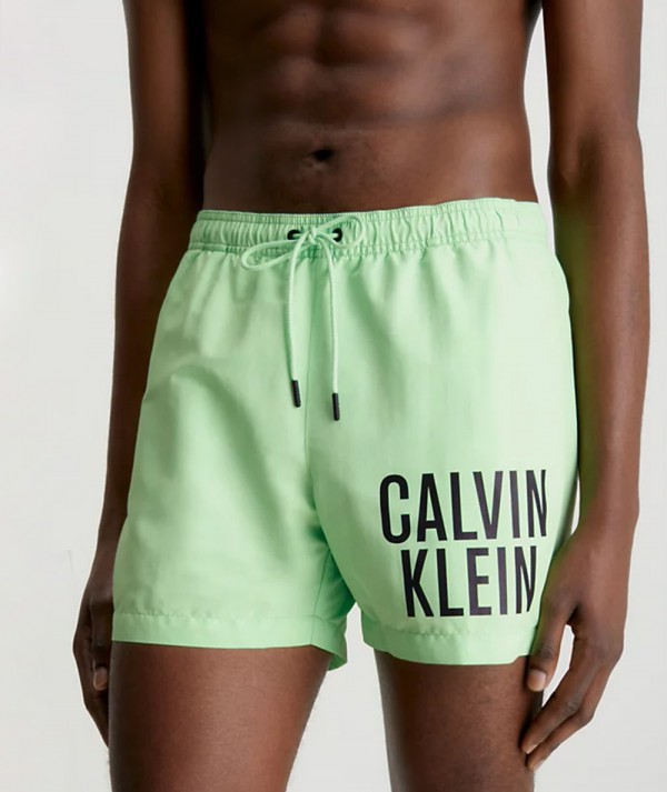 Calvin Klein Costume da Bagno Con Cordoncino Intense Power Lime Mist Uomo