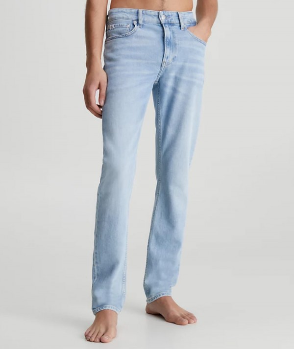 Calvin Klein Jeans Slim Tapered Jeans Light Blue Denim Uomo