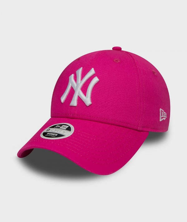 New Era Cappellino 9Forty Regolabile New York Yankees Essential Fuchsia