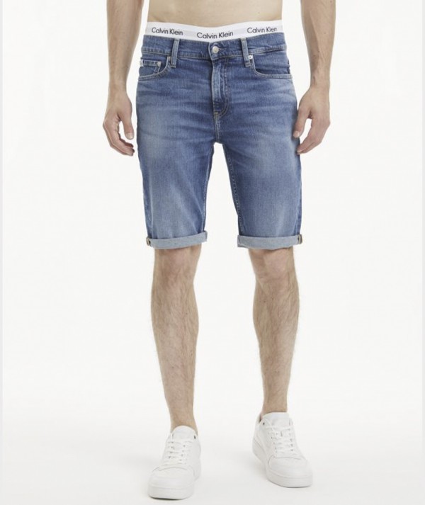 Calvin Klein Jeans Shorts Slim fit in Denim Uomo