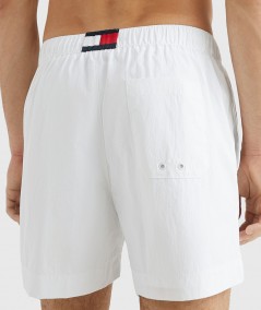 Tommy Hilfiger Costume da Bagno A Pantaloncino media Lunghezza Bianco Uomo