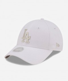 New Era Cappellino 9FORTY regolabile LA Dodgers Metallic Logo Bianco Unisex