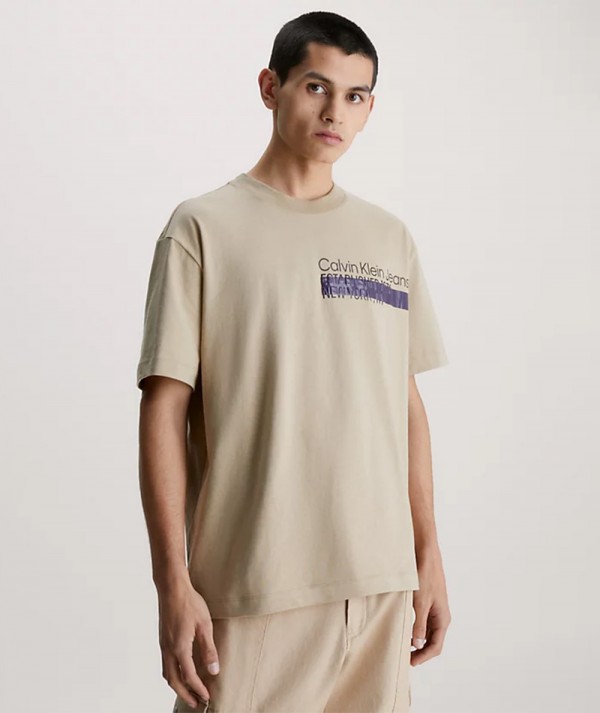 Calvin Klein Jeans T-Shirt con Logo Taglio Relaxed Uomo
