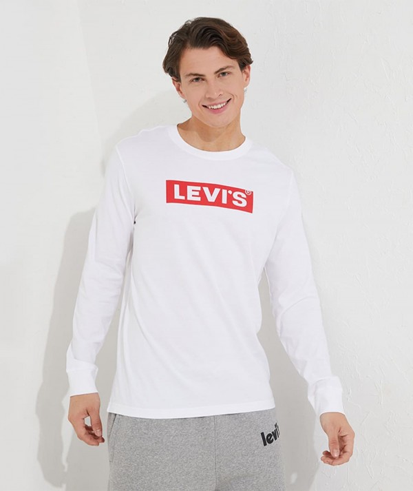 Levi's® T-shirt Relaxed LS Graphic Bianca Uomo