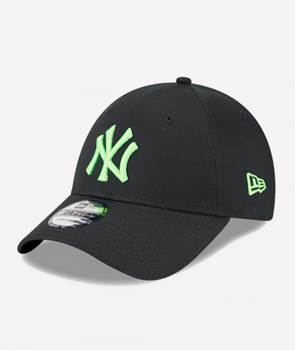 New Era Cappellino 9Forty Neon New York Yankees Nero Unisex