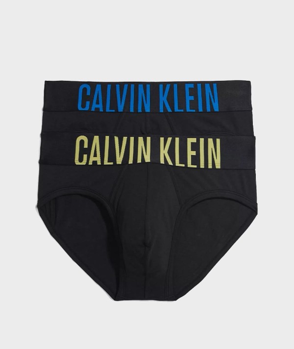 Calvin Klein Slip 2-Pack Intense Power Black Uomo