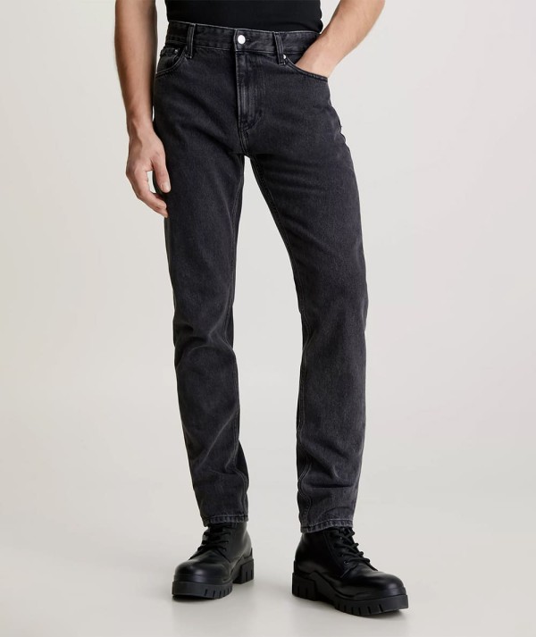 Calvin Klein Jeans Authentic Dad Fit Jeans Denim Black Uomo