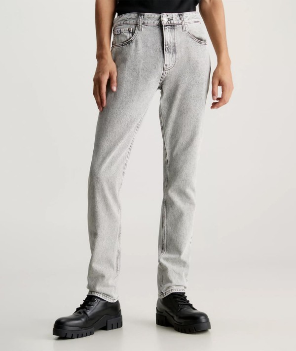 Calvin Klein Jeans AUTHENTIC STRAIGHT Jeans Denim Grey Uomo