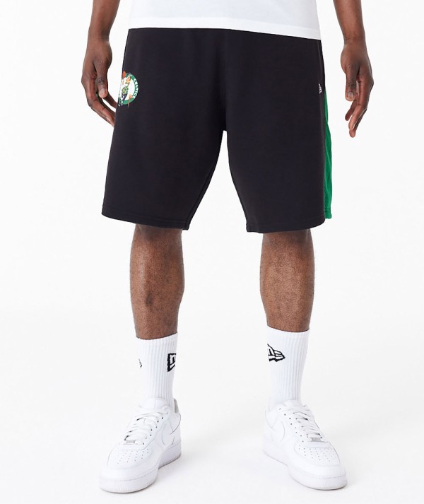 New Era Pantaloncini Boston Celtics NBA Mesh Panel Neri Uomo