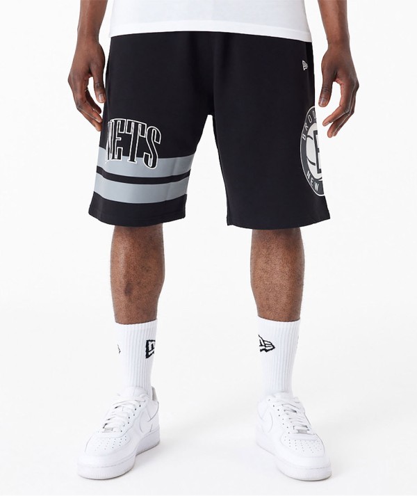 New Era Pantaloncini Brooklyn Nets NBA Arch Graphic Neri Uomo