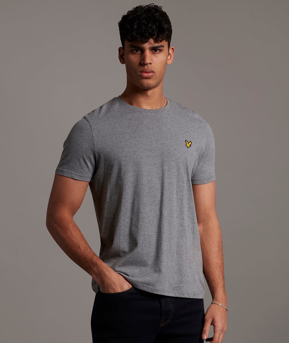 Lyle & Scott T-Shirt basica Uomo in cotone - colore grigio