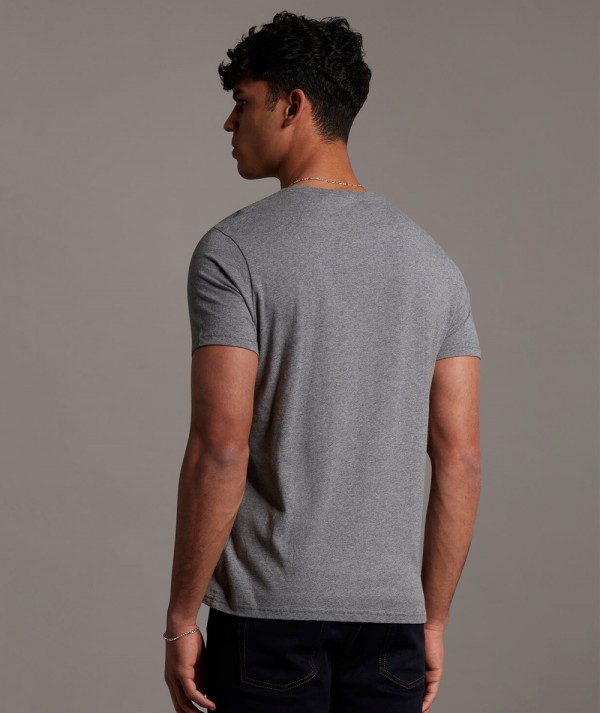 Lyle & Scott T-Shirt basica Uomo in cotone - colore grigio