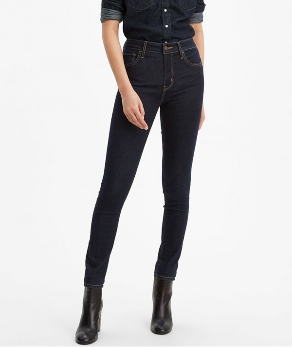Levi's 721 Jeans Skinny Donna a vita alta - colore nero