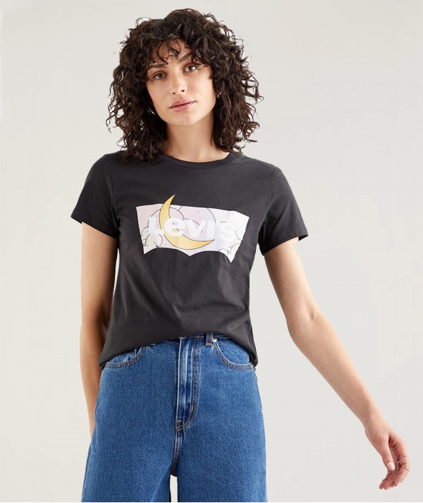 Levi's® T-Shirt THE PERFECT TEE BATWING DREAMY Donna Black