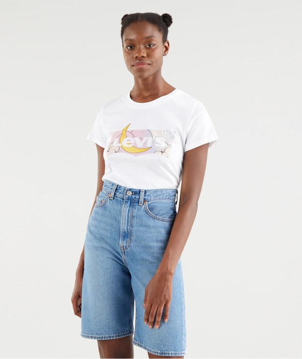Levi's T-shirt THE PERFECT TEE BATWING DREAMY Donna colore Bianco